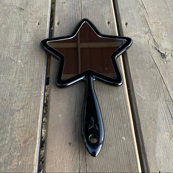 Jeffree Star Cosmetics Black on Black Star Shaped Hand Mirror - Picture 2 of 10